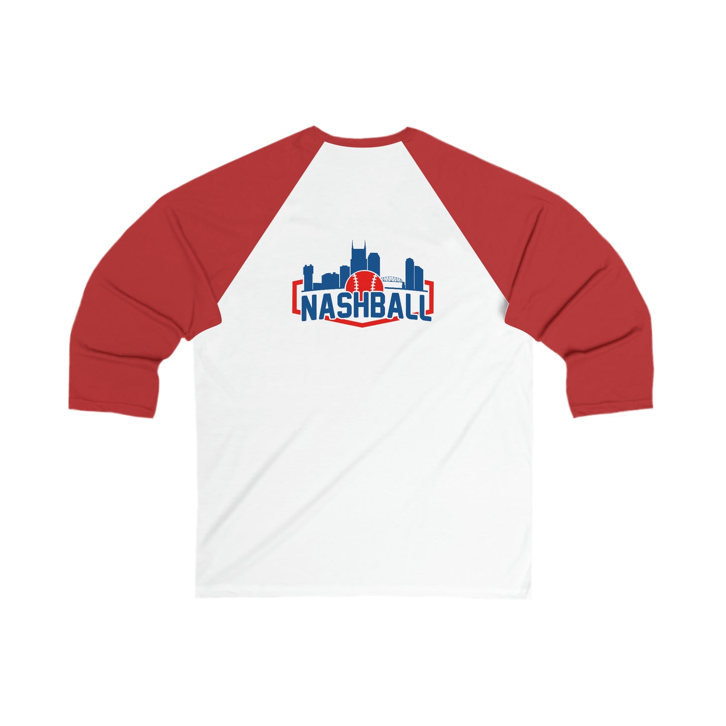 Unisex 3\4 Sleeve Baseball Tee - Moonshine, Music & Moonshots