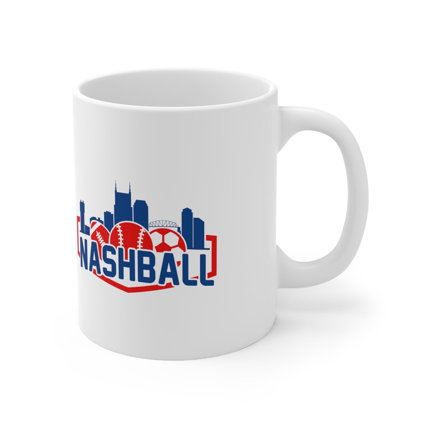 Ceramic Mug 11oz - Bars Guitars & Baseball Stars