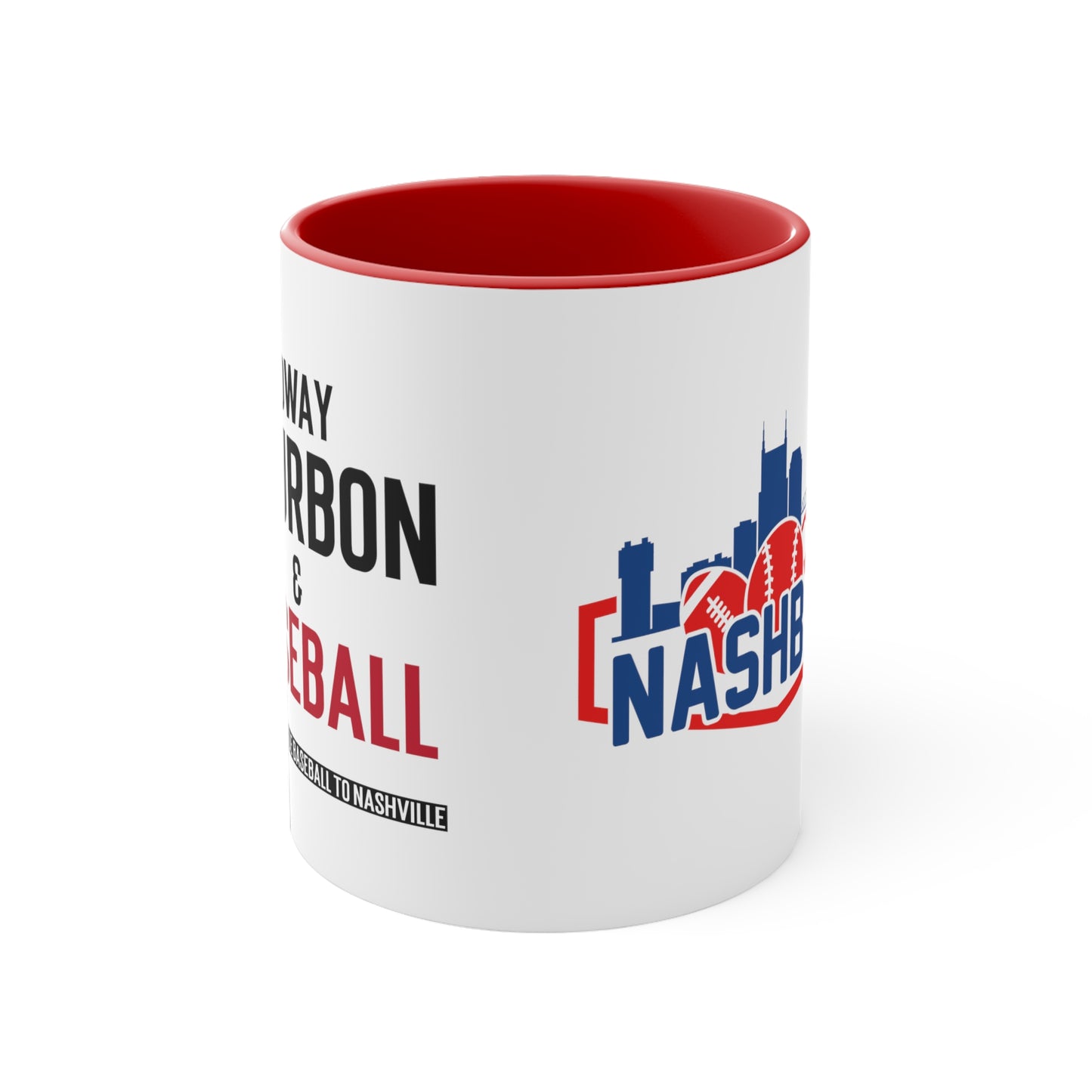 Accent Coffee Mug, 11oz - Broadway Bourbon & Baseball